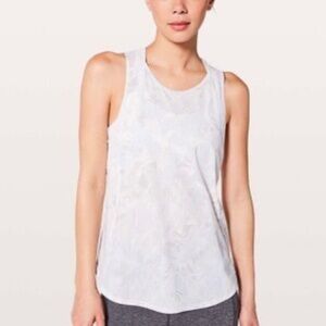 Lululemon Athletica White Tank Top